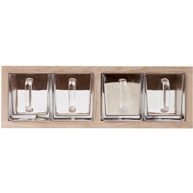 Andersen Furniture  -organizer   Hylde Hvidmatlakeret Eg Glas