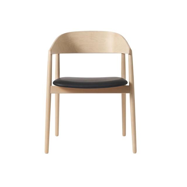 Andersen Furniture Ac2 Spisebordsstol Hvidpigmentert Eg Sort
