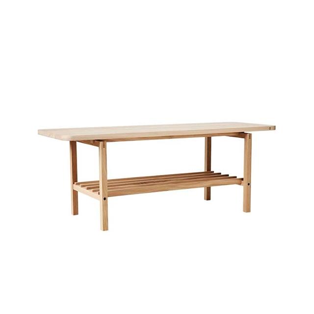 Andersen Furniture B3 Bænk Hvidlakeret Eg