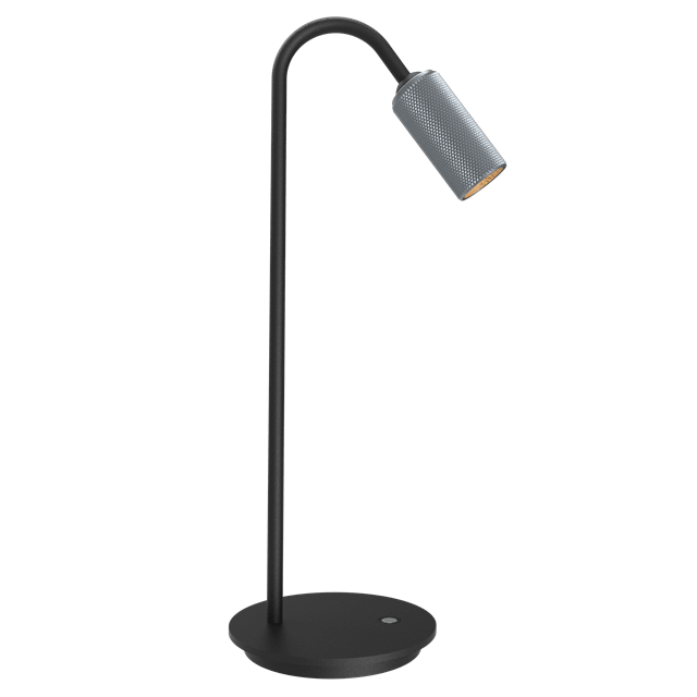 Antidark Decor Bordlampe T1 Sort Aluminium