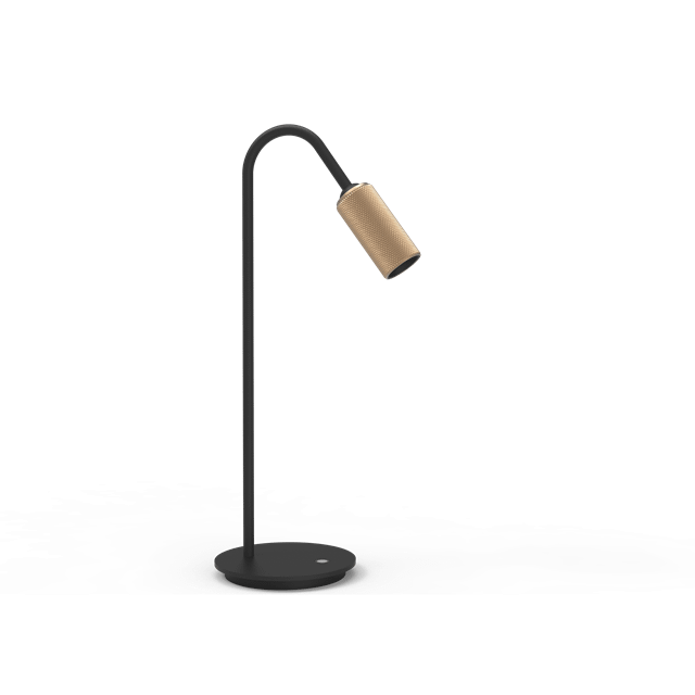 Antidark Decor Bordlampe T1 Sort Messing