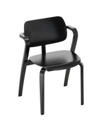 Artek Aslak Spisebordsstol Sort