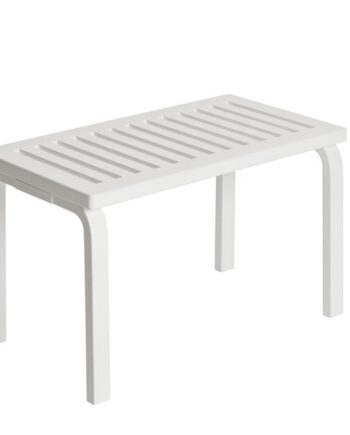 Artek 153 Bænk Size   L72   Cm Hvid Lakeret Birk