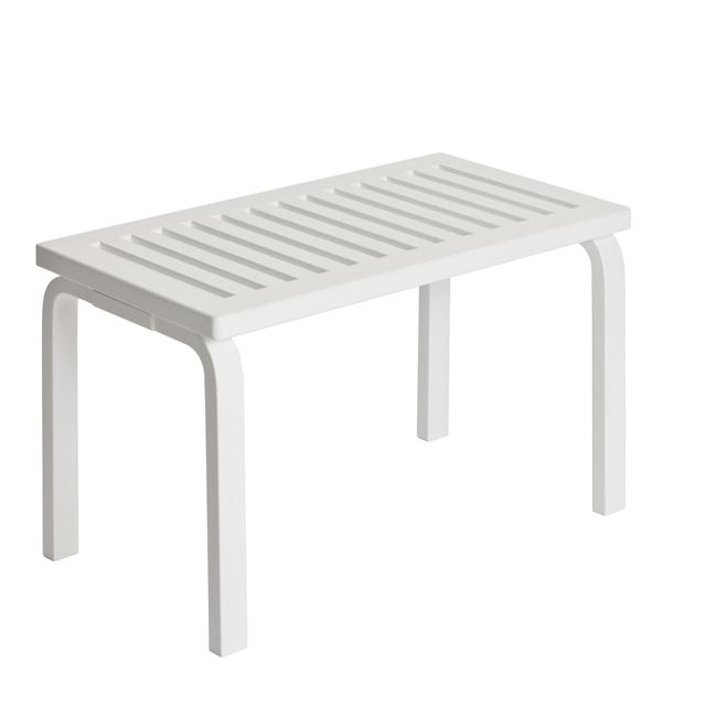 Artek 153 Bænk Size L72 Cm Hvid Lakeret Birk