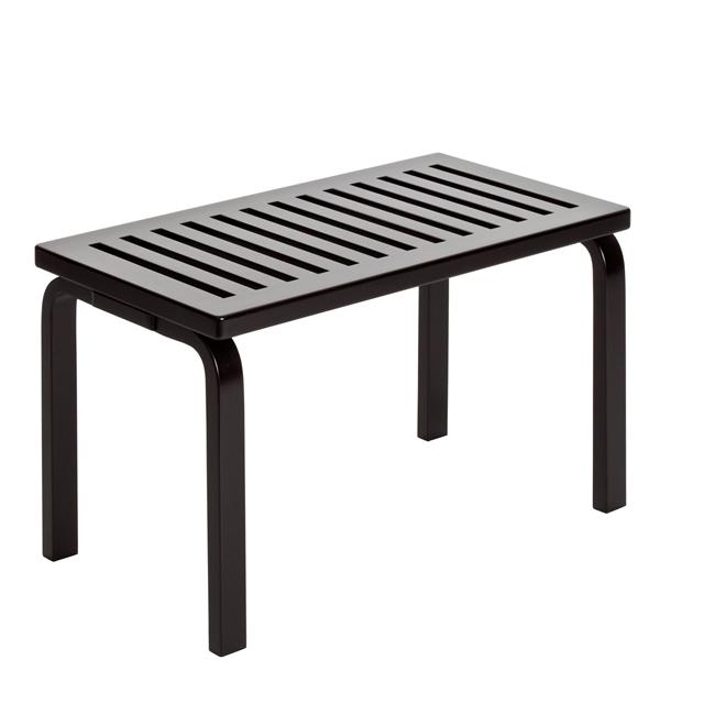 Artek 153 Bænk Size L72 Cm Sort Lakeret Birk