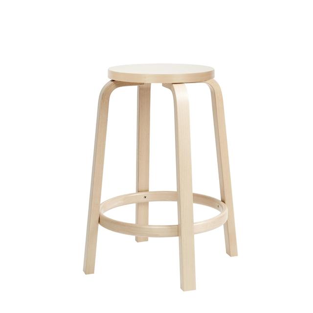 Artek 64 Barstol H65 Cm Birk