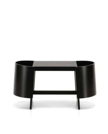 Artek Kiulu Bænk Size   L88 Cm Sort Lakeret Birk