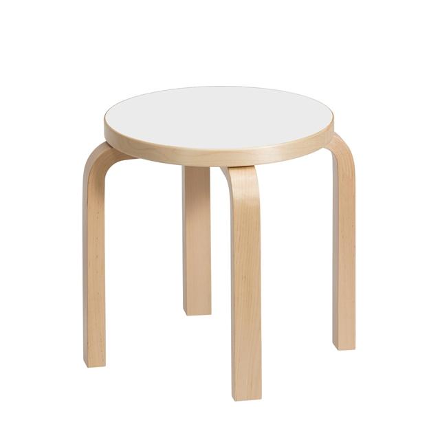 Artek Ne60 Børneskammel Birk Hvid