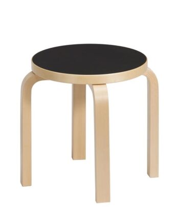 Artek Ne60 Børneskammel Birk Sort
