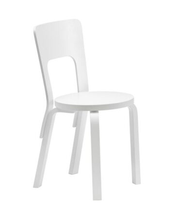 Artek 66 Spisebordsstol Hvid