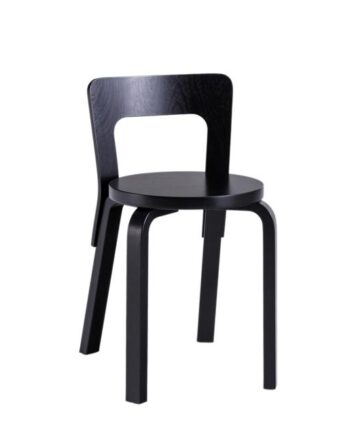 Artek 65 Spisebordsstol Sort