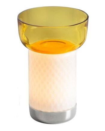 Artemide Bontá Transportabel Lampe Topaz Med Glasskål