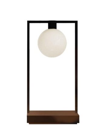 Artemide Curiosity 36 Bordlampe Med Kugle Sort Brun