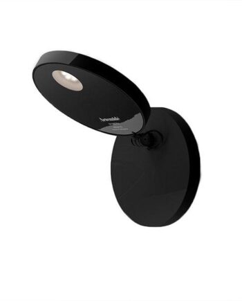 Artemide Demetra Faretto Væglampe 2700k Med Tænd Sluk Sort