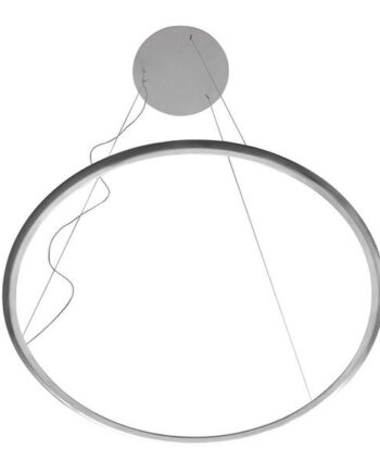 Artemide Discovery Pendel Gennemsigtig Skærm Satineret Aluminium Krop