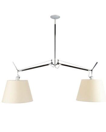 Artemide Tolomeo Basculante Pendel Pergament ø24