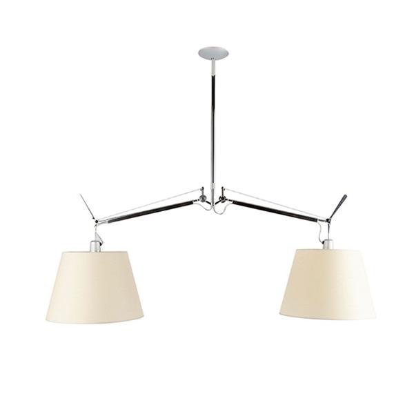 Artemide Tolomeo Basculante Pendel Pergament ø24