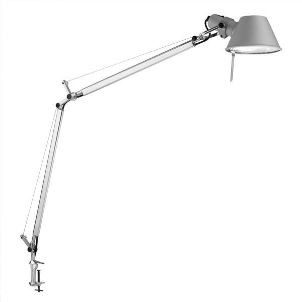 Artemide Tolomeo Bordlampe Aluminium Med Klemme