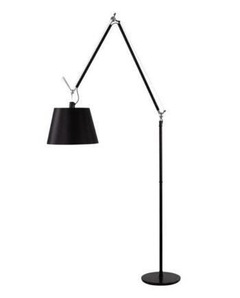 Artemide Tolomeo Mega Gulvlampe Sort 42 Cm Skærm Med Lysdæmper