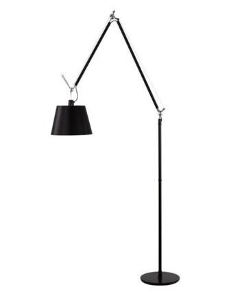 Artemide Tolomeo Mega Gulvlampe Sort 32 Cm Skærm Med Lysdæmper
