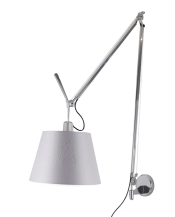 Artemide Tolomeo Mega Væglampe Satin 32cm