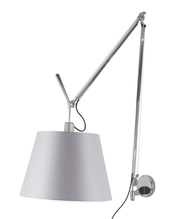 Artemide Tolomeo Mega Væglampe Satin 42cm