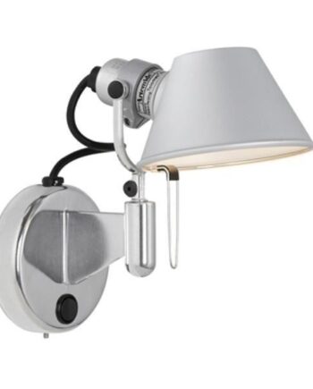 Artemide Tolomeo Micro Faretto Led Væglampe Uden Afbryder Aluminium