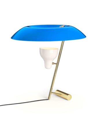 Astep Model 548 Bordlampe Messing Blå