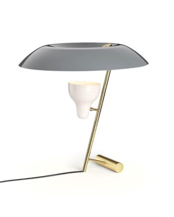 Astep Model 548 Bordlampe Messing Grå