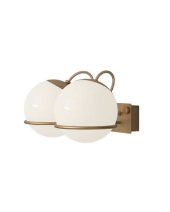 Astep Model 237   Væglampe Champagne