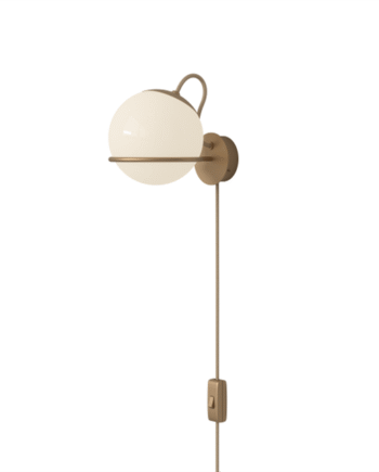 Astep Model 237   Væglampe Champagne    Switch