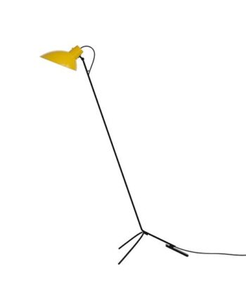 Astep Vv Cinquanta Gulvlampe Sort Gul