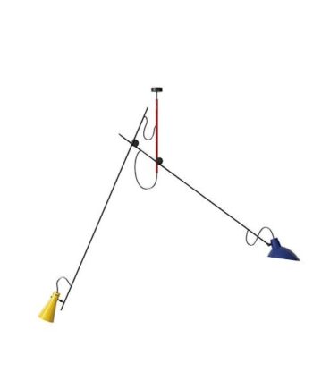 Astep Vv Cinquanta Loftlampe Suspension Mondrian Blå Gul