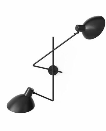 Astep Vv Cinquanta Væglampe Twin Sort Sort