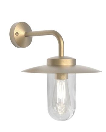 Astro Portree Wall Led Væg Udendørslampe Naturlig Messing