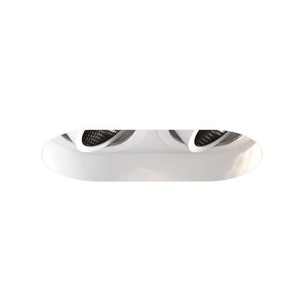 Astro Trimless Round Twin Adjustable Spot Mat Hvid