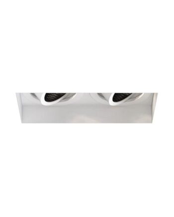 Astro Trimless Square Twin Adjustable Spot Mat Hvid