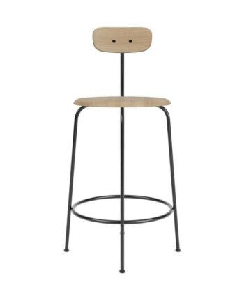 Audo Afteroom Barstol H91 Sort Natural Eg