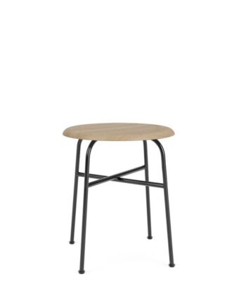 Audo Afteroom Skammel Sort Natural Eg