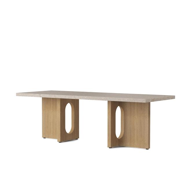 Audo Androgyne Sofabord Natur Eg Kunis Breccia Sand