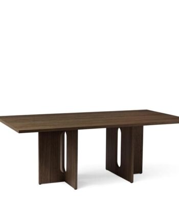 Audo Androgyne Spisebord Rectangular 210x109 Cm Mørk Bejdset Egetræ