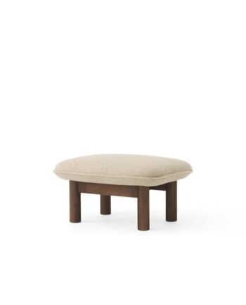Audo Brasilia Ottoman Mørk Eg Bouclé