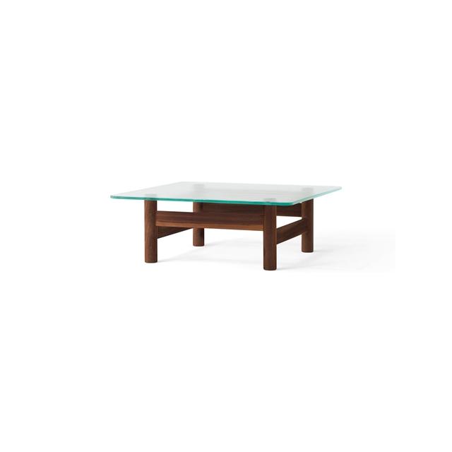 Audo Brasilia Sofabord Valnød Glas