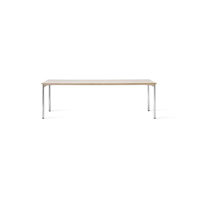Audo Co Spisebord 240x100 Krom Laminate Creme