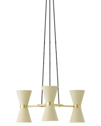 Audo Collector Lysekrone   Crème