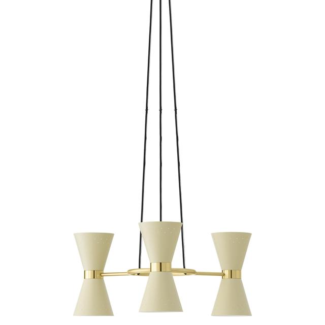 Audo Collector Lysekrone Crème