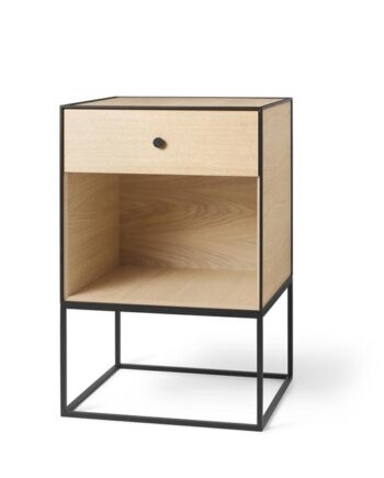 Audo Frame 49 Sidebord Med   Skuffe Eg