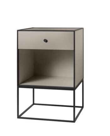 Audo Frame 49 Sidebord Med   Skuffe Sand