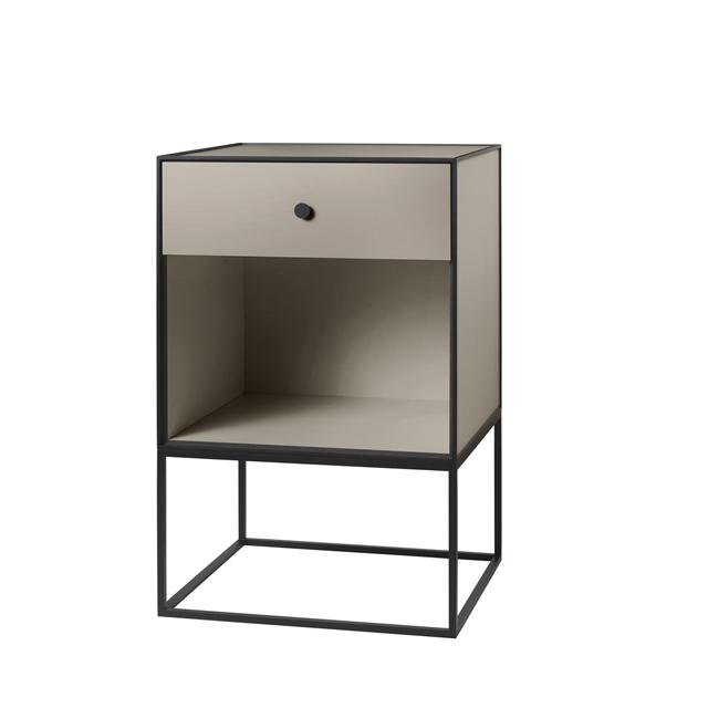 Audo Frame 49 Sidebord Med Skuffe Sand