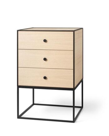 Audo Frame 49 Sidebord Med   Skuffer Eg